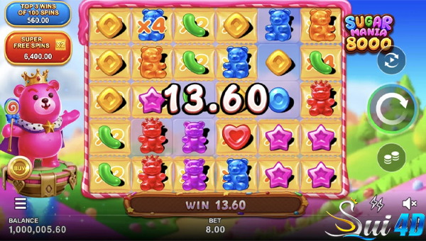 Sugar Mania 8000: Ledakan Manis dengan Potensi Kemenangan Hingga Ribuan Kali Lipat